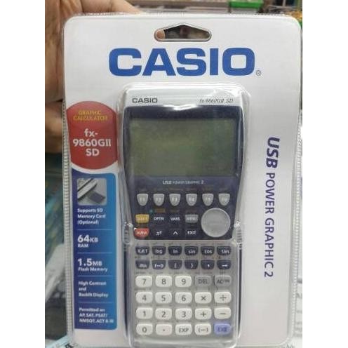 

Bisa Gosend! Casio Graphic Fx 9860Gii Sd Bergaransi Resmi