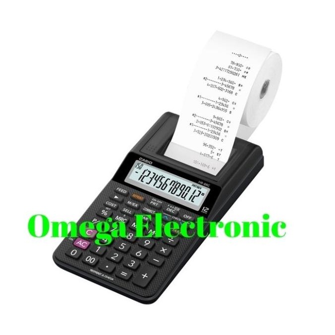 

Casio HR 8 RC - Printing Calculator Struk Kalkulator Kasir HR 8RC