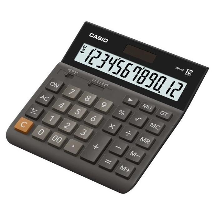 

BEBAS ONGKIR - Kalkulator Meja CASIO DH-12 Office Wide H Series Desktop Calculator