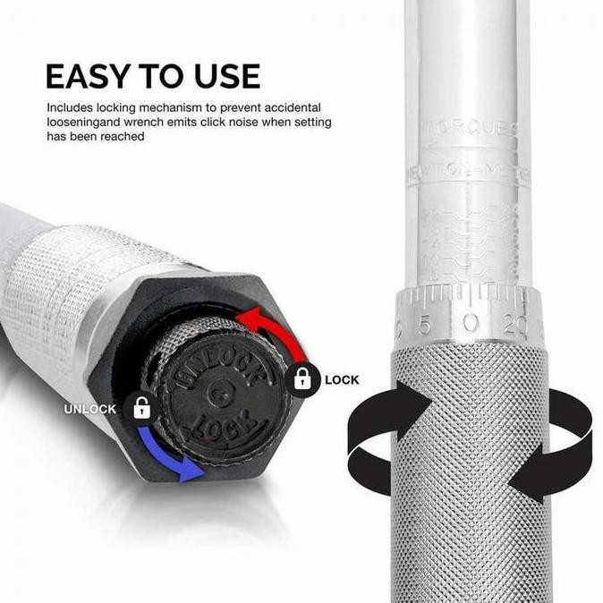 PEGASI Kunci Sok Pas Torsi Torque Wrench