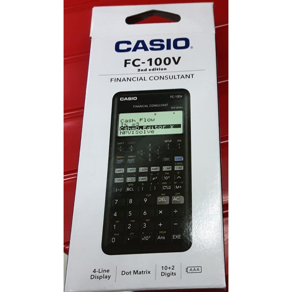 

Casio Fc 100 V / Calculator Financial