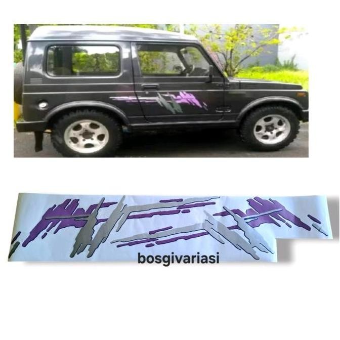 Stiker Striping Suzuki Katana Jimny / Sticker Suzuki Jimny Gx Pistol Tahun 1997 / Stiker Suzuki Gx T