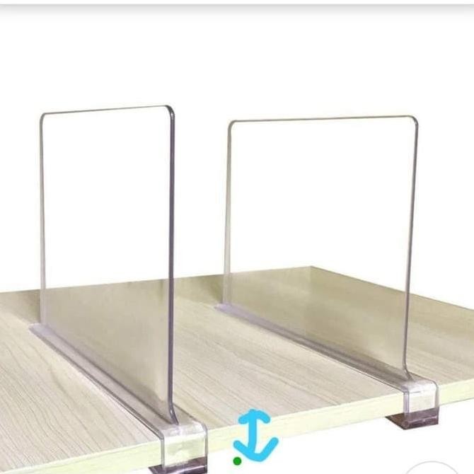 

Akrilik Pembatas / ACRYLIC sekat meja 75 X 60 CM 3mm) type A