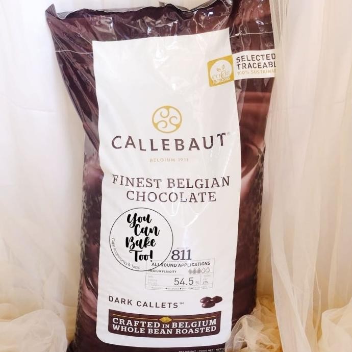 

Callebaut 811 Dark Chocolate Couveture 54,5% 10kg murah