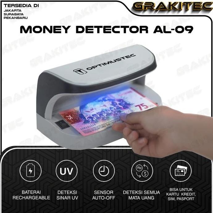 

Sale Grakitec Money Detector - Alat Deteksi Uang P@Lsu Mesin Pendeteksi Fake Al-09