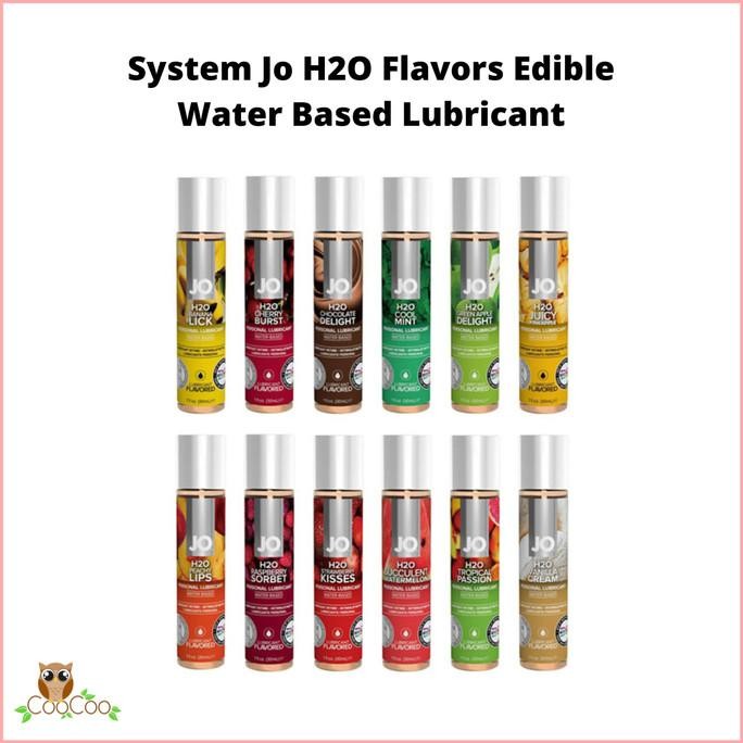 

System Jo H2O Flavors Edible Water Based - Part II murah