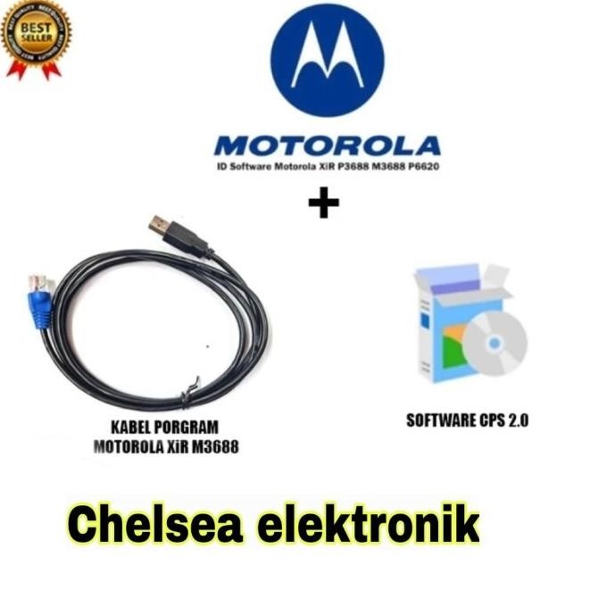 Murah Motorola Software Eid Cps 2.0 Kabel Program Xir M3688