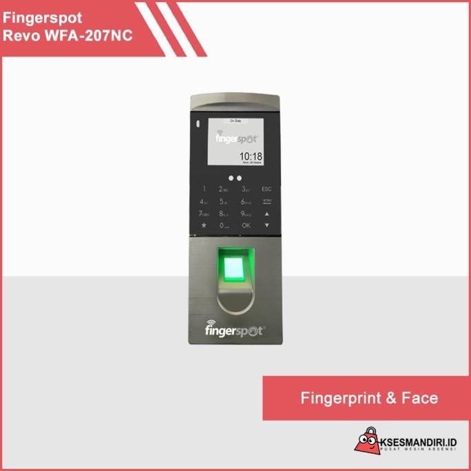 

Sale Mesin Absensi Fingerprint Wajah Wifi Fingerspot Revo Wfa-207Nc