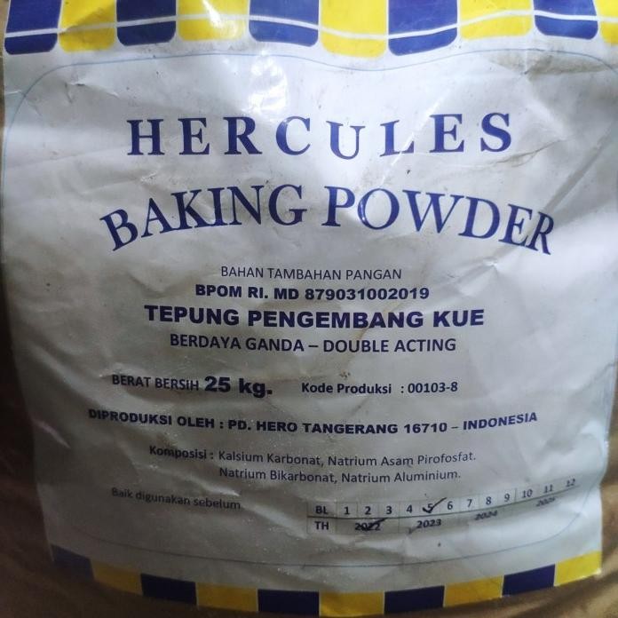 

Baking Powder HERCULES ( Double Acting )repack 1kg murah