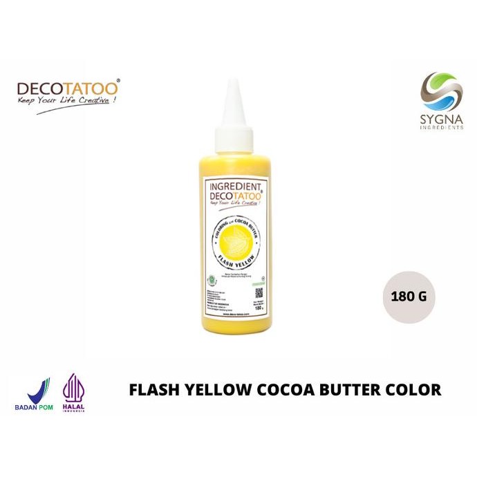 

Pewarna Makanan - Cocoa Butter Color Decotatoo - Flash Yellow murah