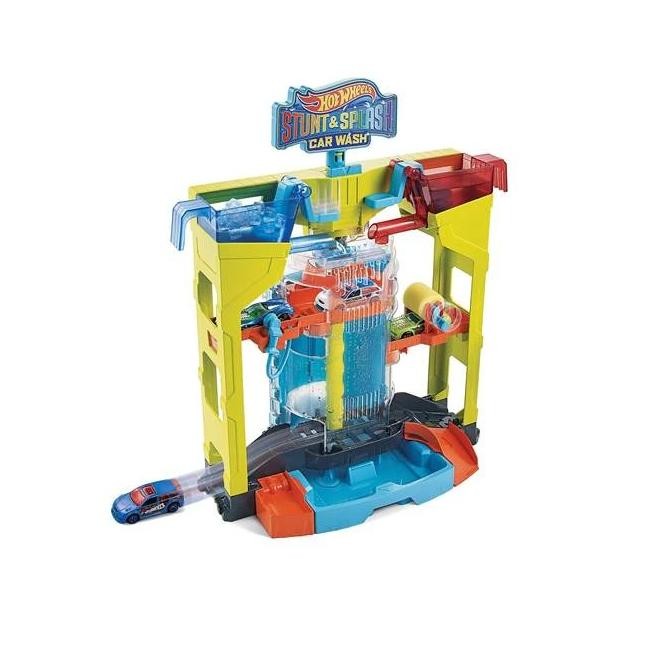 Hot Wheels HotWheels Mattel Stunt & Splash Car Wash Playset GRW37