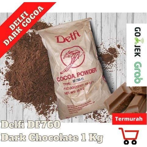 

COKLAT BUBUK DELFI DF760 COCOA POWDER 1KG | 100% ASLI murah
