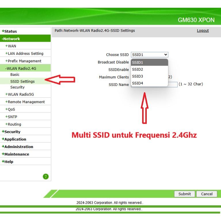 Modem Xpon-Gpon-Epon Plus Gm-630 Dual-Band
