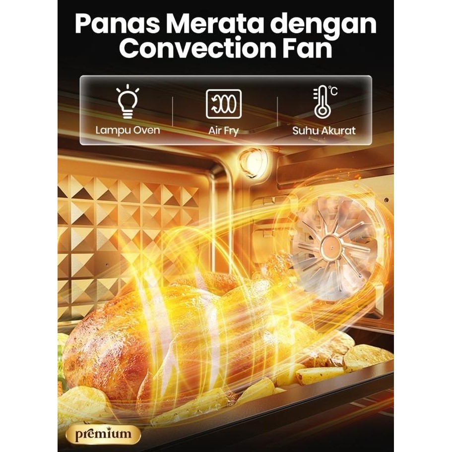 Grosir Oven Listrik Digital  Mecoo Estetik 38 L - Mecoo Oven Listrik Digital