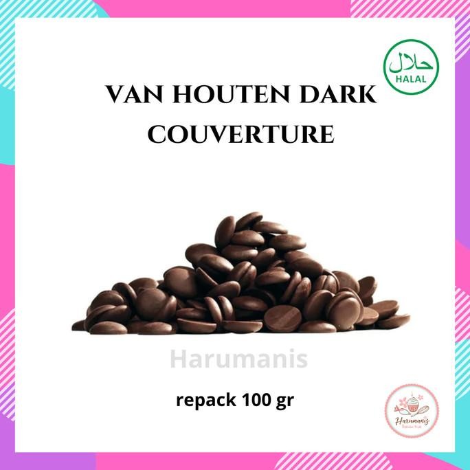 

Van Houten Dark Chocolate Couverture 54% Repack 100gr murah