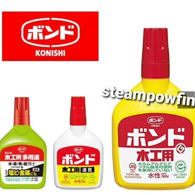 

Promo Konishi Bond Wood Glue Transparent Lem Kayu Art COD