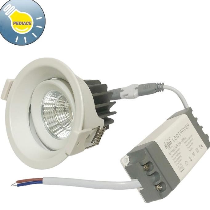 Lampu Plafon LED Downlight 9W KIM COB 9 Watt Inbow Cahaya Putih 6500K
