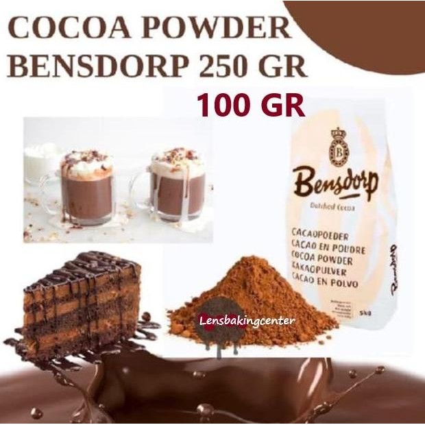 

Coklat/Cocoa/Kakao/Cacao Bubuk Bensdorp/Bendrop/Bendrops 100gr/100 gram Repack murah