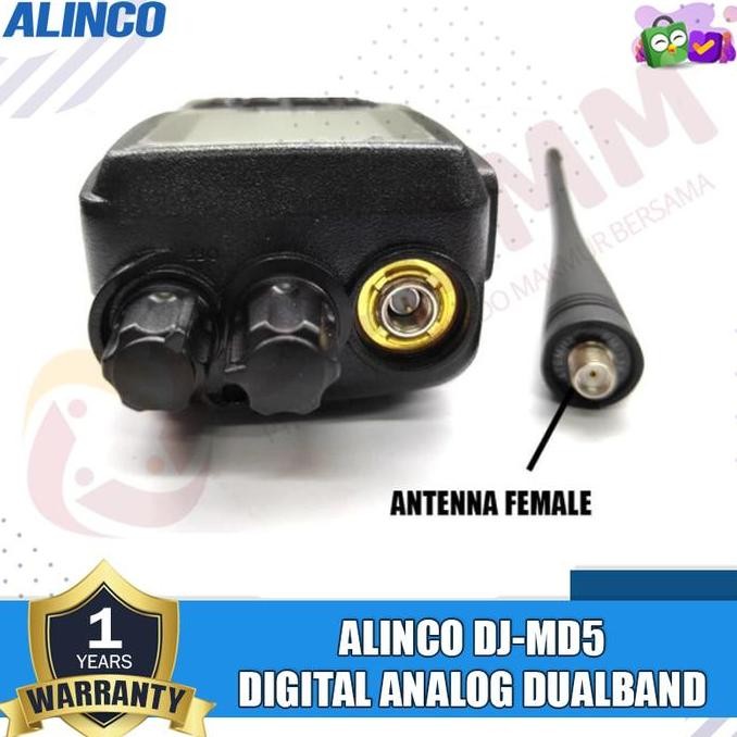 Grosir Alinco Dj Md 5 Dj-Md5 Dmr Dualband Vhf Uhf 400 Ht Digital Alinco Dj Md5 Dj Md 5 Original Gara