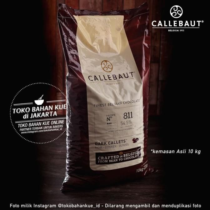 

Callebaut 811 NV 54,5% 1kg Repack Dark Couverture Chocolate 811NV murah