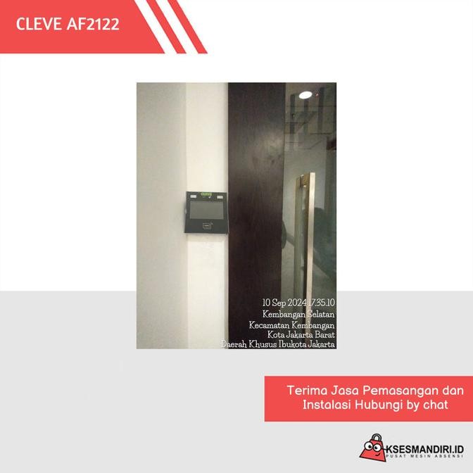 

Murah Mesin Absensi Fingerprint Dan Access Door Wajah Cleve Af2122