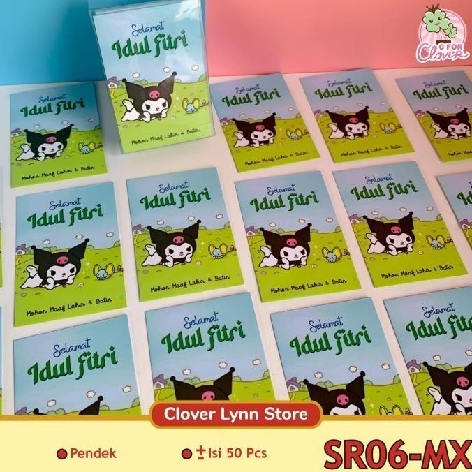 

fn-56 (CLOVER LYNN) AMPLOP LEBARAN IDUL FITRI DENGAN GAMBAR KARAKTER hari raya kemenangan minal aidin wal fa idzin THR murah isi 50 pcs mika box premium cantik banyak anak anak kartun upin ipin sanrio cinnamoroll kuromi hello kitty Murah