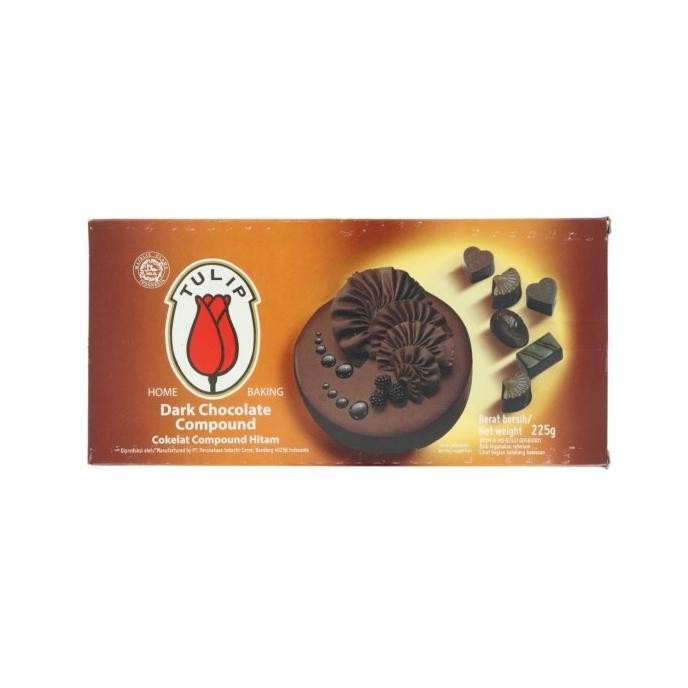

Coklat Tulip Dark Compound 225 gram Chocolate murah
