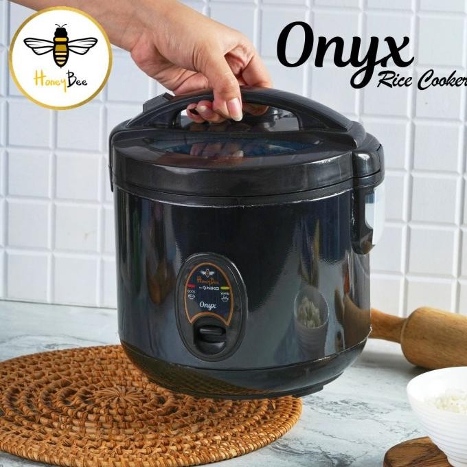 Sale Honeybee Onyx Rice Cooker 1.2 Lt Kaca Transparan