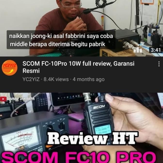 Promo Scom Ht Fc10 Pro Ht Full Power 10 Watt Dual Band Fc 10 Pro
