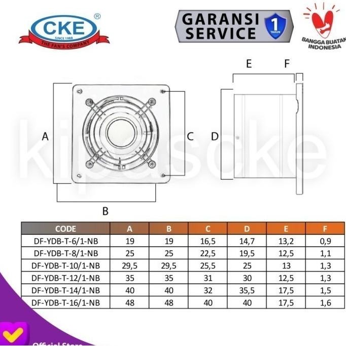 Exhaust Fan Dinding 16 Inch Exhaust Fan Plafon 16 Inch Blower 16 Inch New Stok
