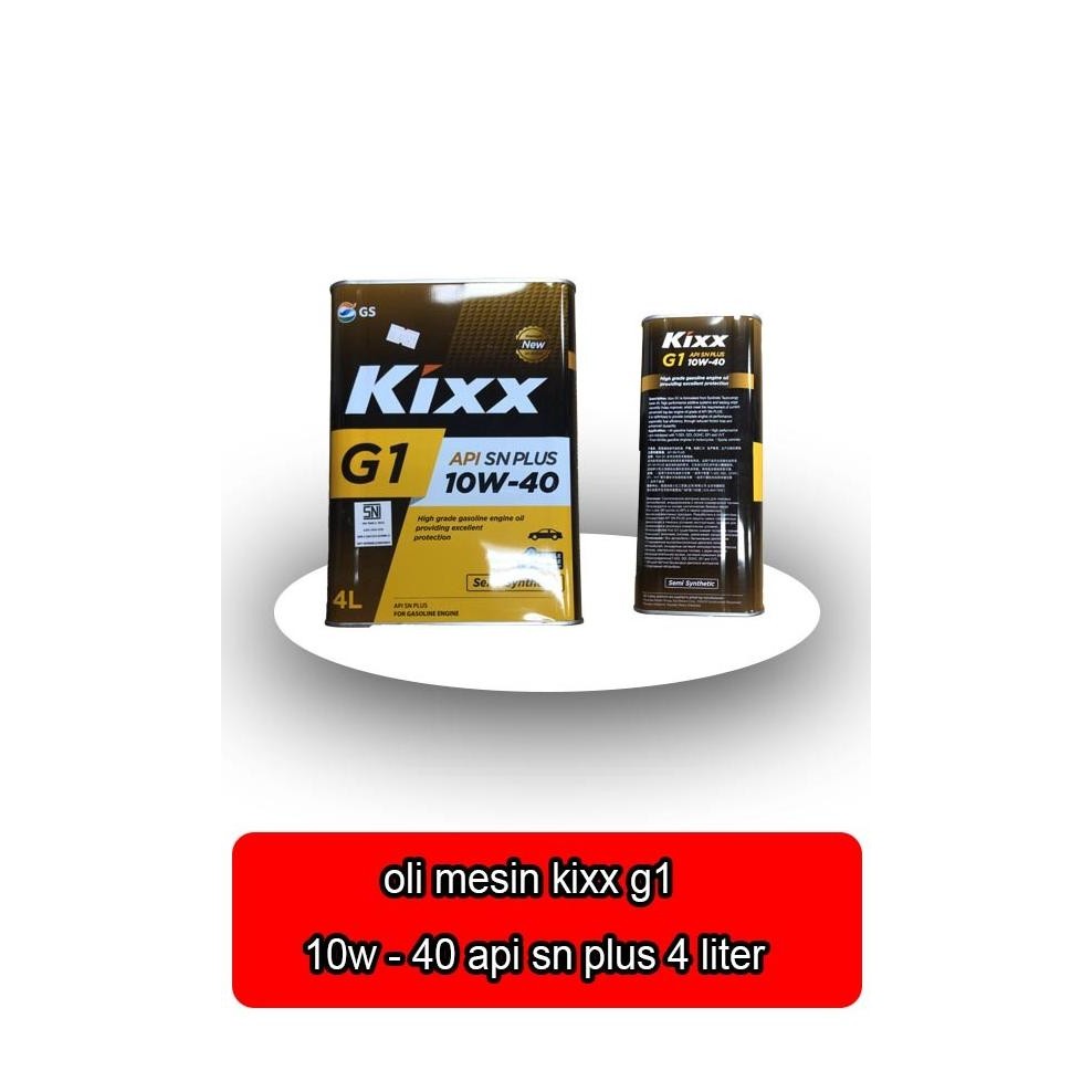 Murah Oli Kixx G1 10W40 10W-40 Bensin 4 Liter - 68521 -