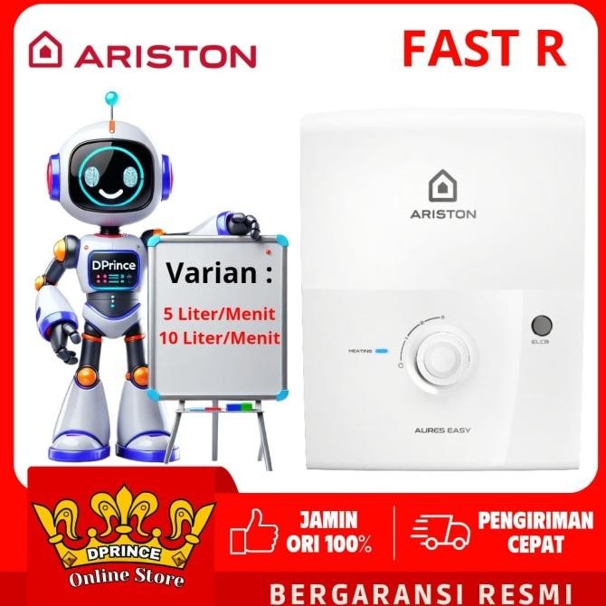 Ariston Water Heater Gas 10 Liter / 5 Liter Fast R New Stok