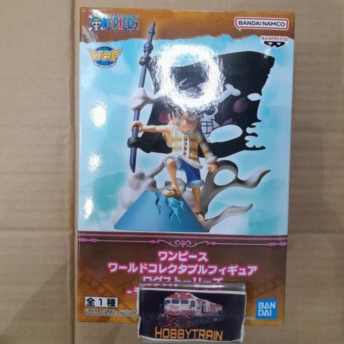 WCF ONE PIECE LOG STORIES MONKEY D LUFFY FIGURE