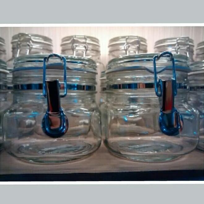 Toples Kaca Hermetico Kedap Udara 500 ml - Toples Gula Kopi