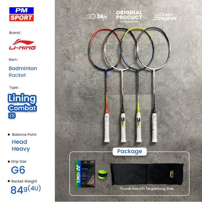Raket Badminton / Bulutangkis LiNing Combat Z8 - 84G 4U