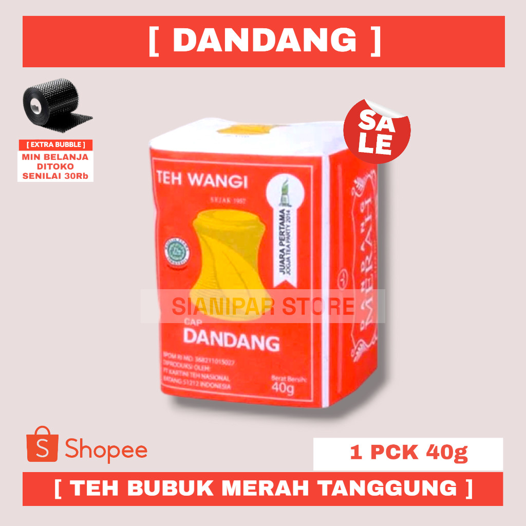 

DANDANG TEH BUBUK MERAH TANGGUNG PCK 40g
