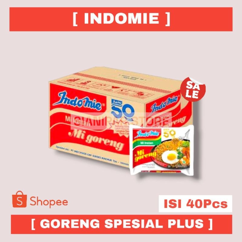 

INDOMIE Mie Goreng Instant Plus Special Pck 80g - [ 1 Dus 40Pcs ]