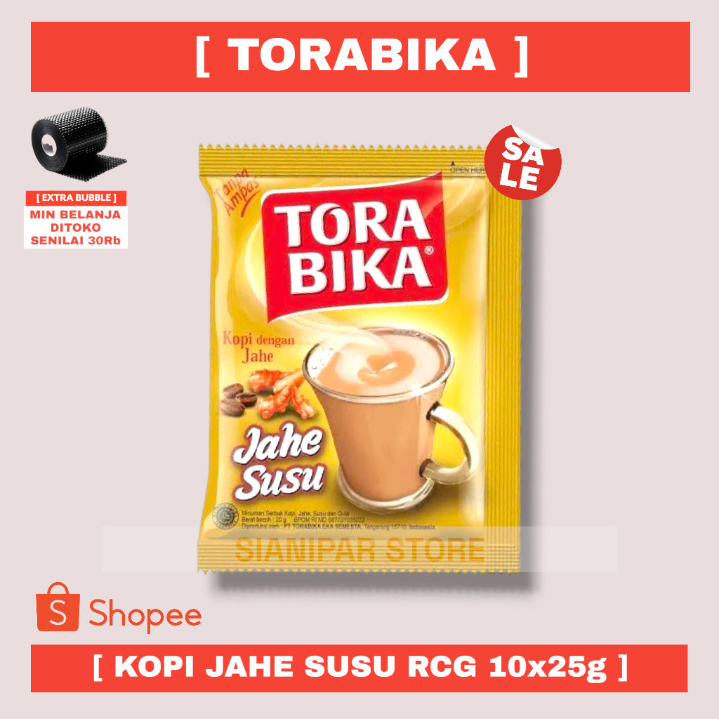 

TORABIKA KOPI JAHE SUSU RCG 10x25g