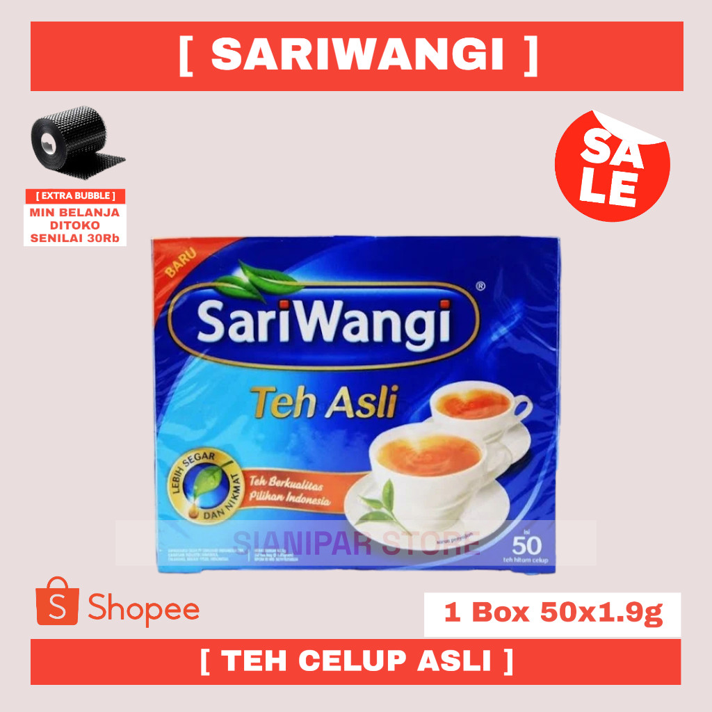 

SARIWANGI TEH CELUP ASLI BOX 50X1.9g