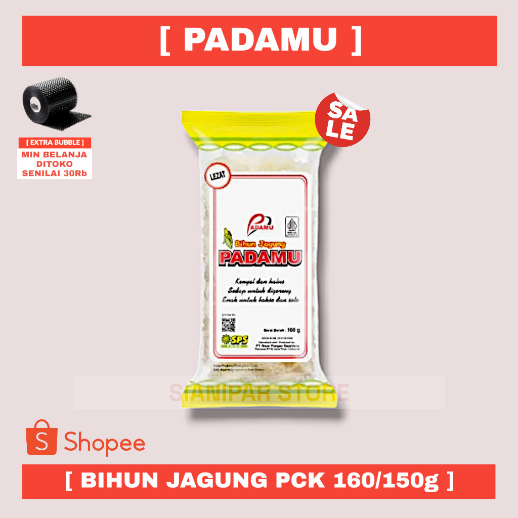 

PADAMU BIHUN JAGUNG PCK 160/150g