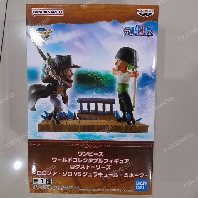 BANPRESTO ONE PIECE WCF RORONOA ZORO VS DRACULE MIHAWK FIGURE