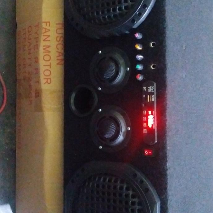 SPEAKER AKTIF MOBIL KARAOKE BLUETOOTH DC 12V/24V