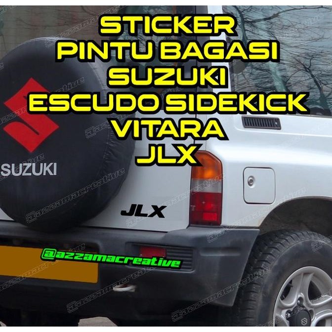 Stiker Suzuki Escudo JLX Vitara Sidekick
