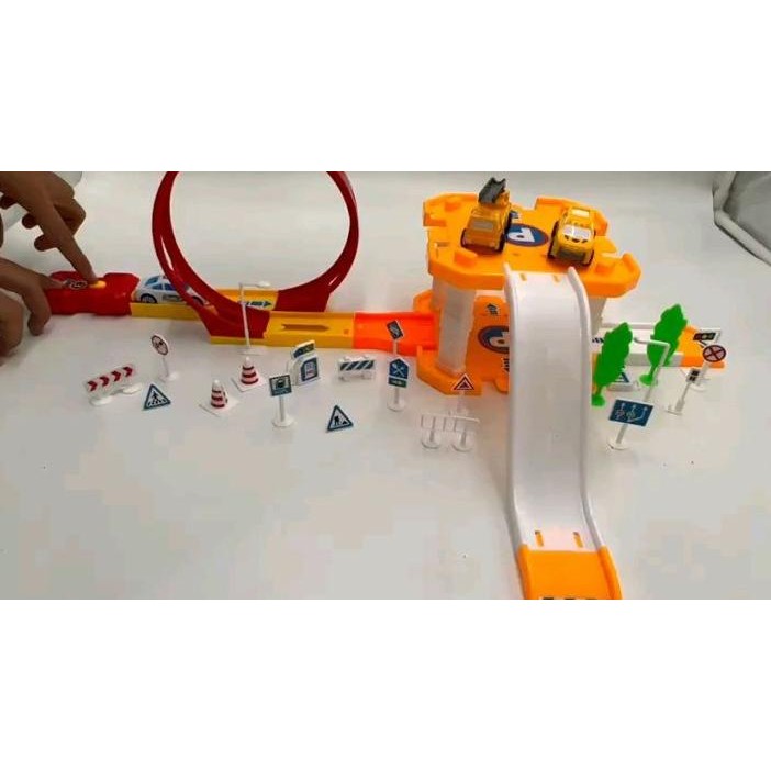 Mainan Anak POLICE / TRUCK CATAPULT ASSEMBLE DIY Puzzle Fun DIY Scene