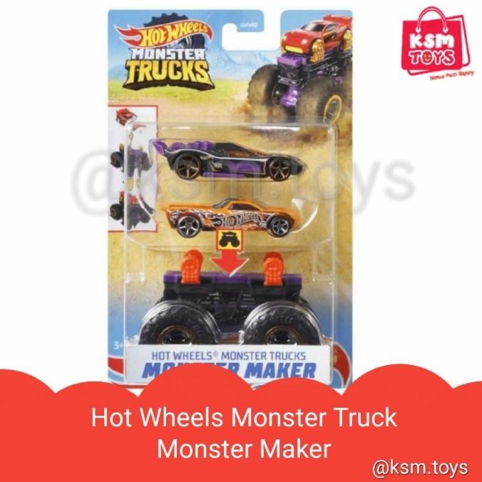 Hot Wheels Monster Trucks Monster Maker bone shaker Hotwheels