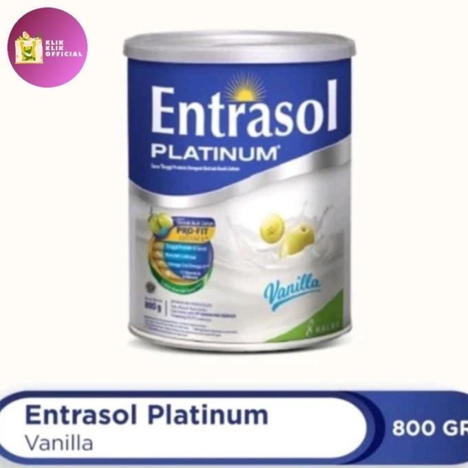 

Sale Entrasol Platinum Vanila Coklat 800 Gram /Entrasol Platinum 800 Gr