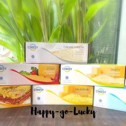 

Keju CHEESY Cream Cheese / Edam / Easy Melt / Filled Tasty Cheddar 2kg