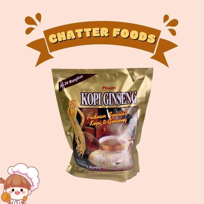 

Sale Kopi Ginseng Miwon Dengan Ginseng Korea Isi 20 Sachet Air Coffee