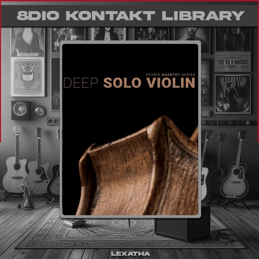 Studio Quartet Series Deep Solo Violin - 8Dio Library