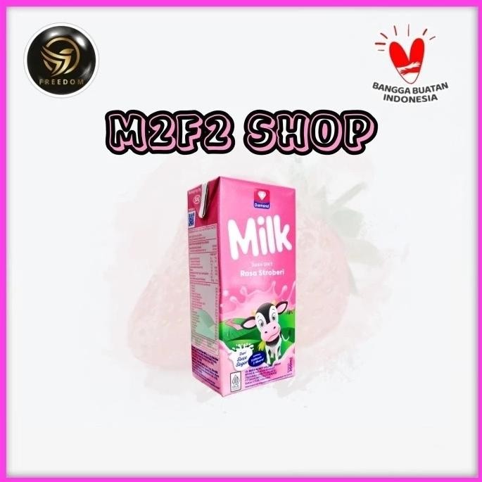 

Sale Diamond Milk Susu Kotak Uht Strawberry | Stroberi - 200 Ml Harga Karton (Khusus Gosend/Grab)